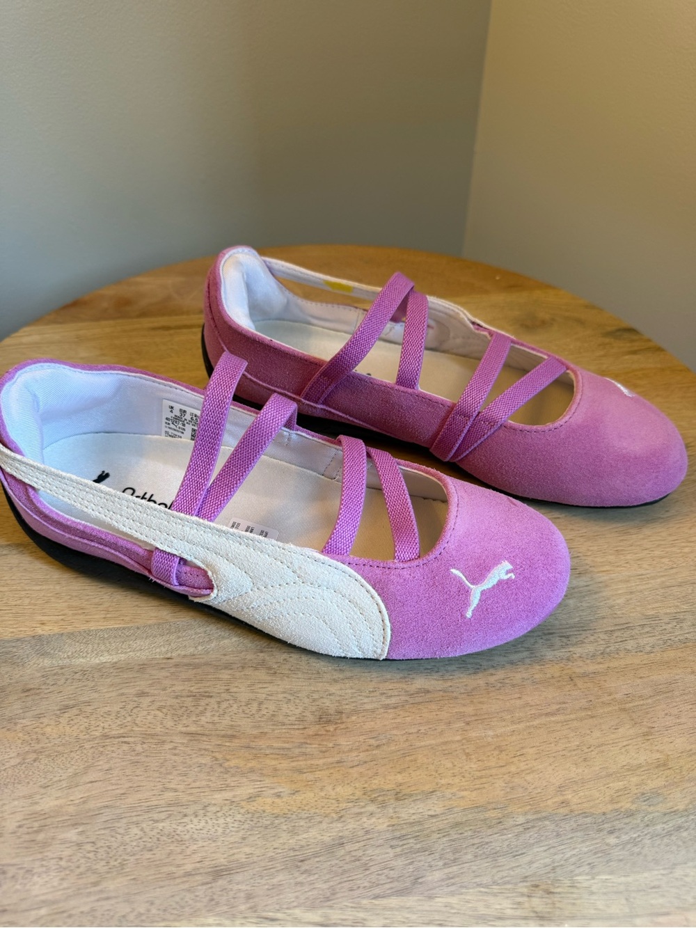 NWT Puma Women’s Mauve Pop Speedcat Ballet Sneaker with White Stripe size 6 1/2 - Picture 8 of 11